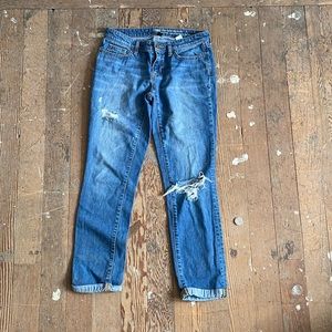 Gap Sexy Boyfriend cut jeans.